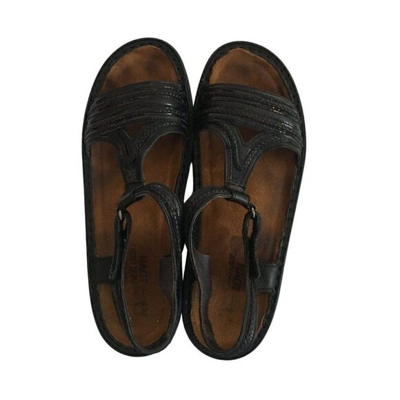 Naot black womens sandals size 38 - Picture 6 of 6